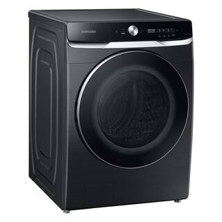  5 cu. ft. Smart High-Efficiency Front Load Washer with Smart Dial and OptiWash in Brushed Black WF50A8800AV