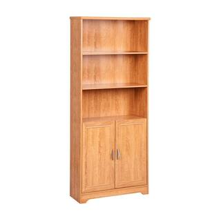 SAINT BIRCH Manchester 72.25 in. Honey Maple 3-Shelf Standard Bookcase SBSF37686BKHM