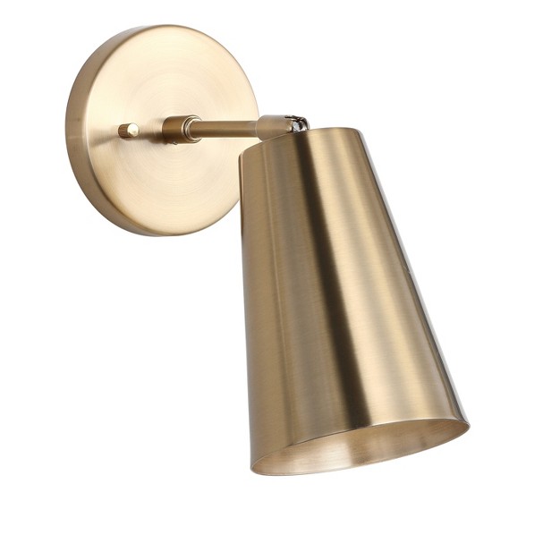 Leonardo Wall Sconce Brass Gold Safavieh