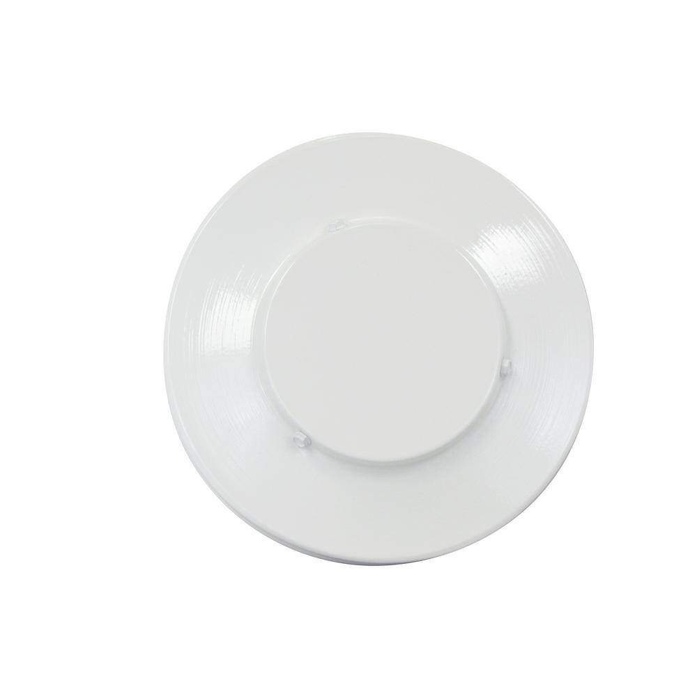 Active Ventilation 4 in. Dia Aluminum Vent Pipe Cap in White VPC-4-WT