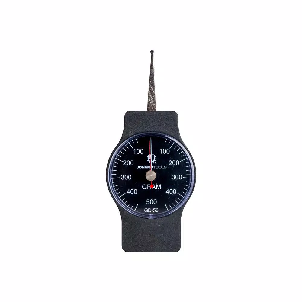 Jonard 1.5 in. Dynamometer Gauge， 60-500 GR and#8211; XDC Depot