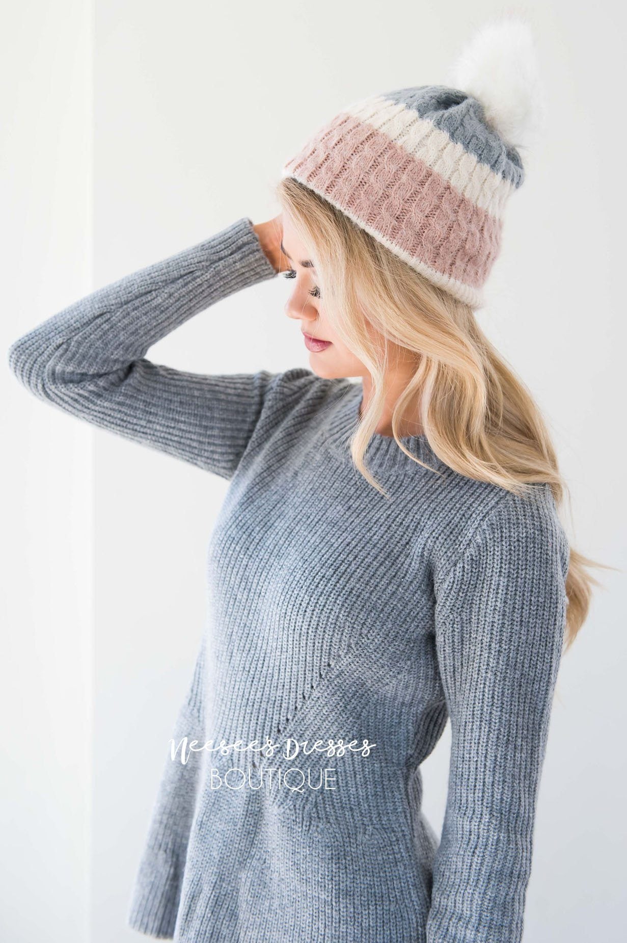 Fit And Flare Knit Sweater