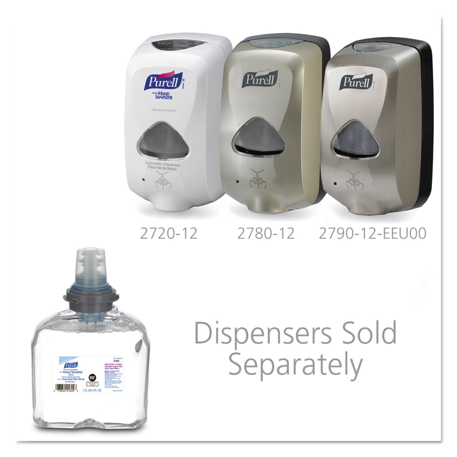 Advanced E-3 Rated Foam Hand Sanitizer by PURELLandreg; GOJ539302