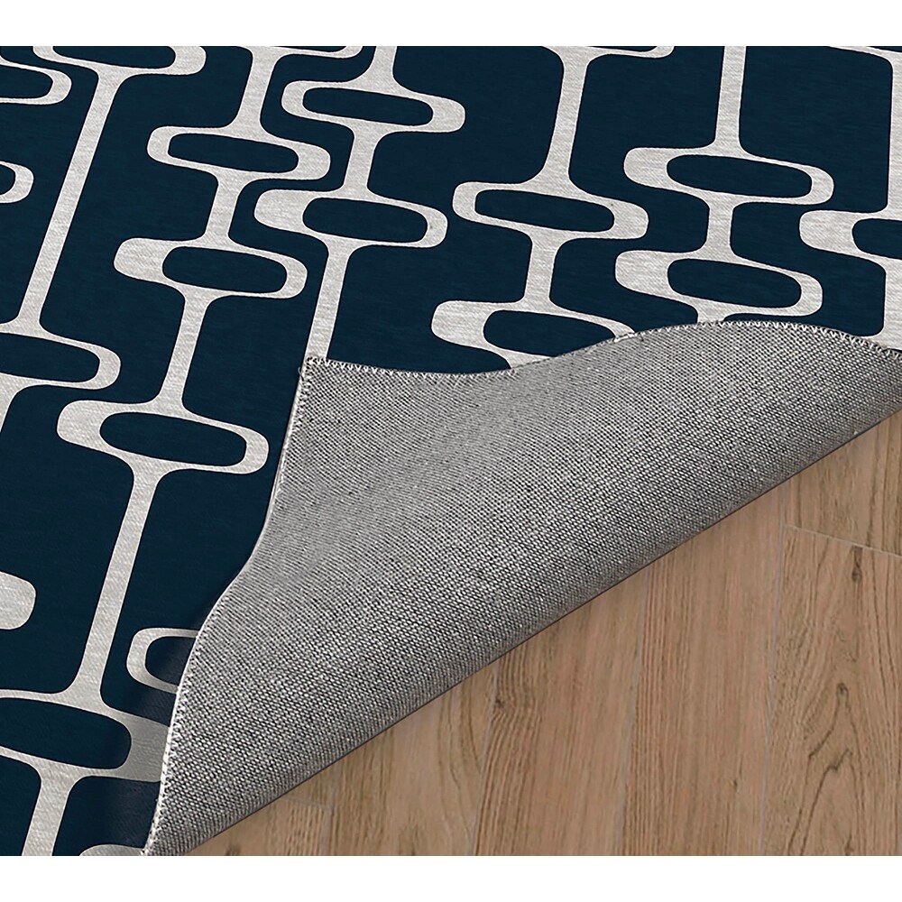 ABACUS NAVY Kitchen Mat By Kavka Designs