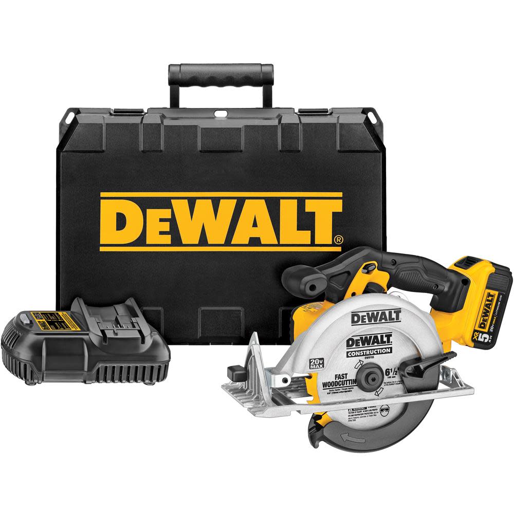 DW 20 V MAX Lithium Ion Circular Saw Kit DCS391P1 from DW