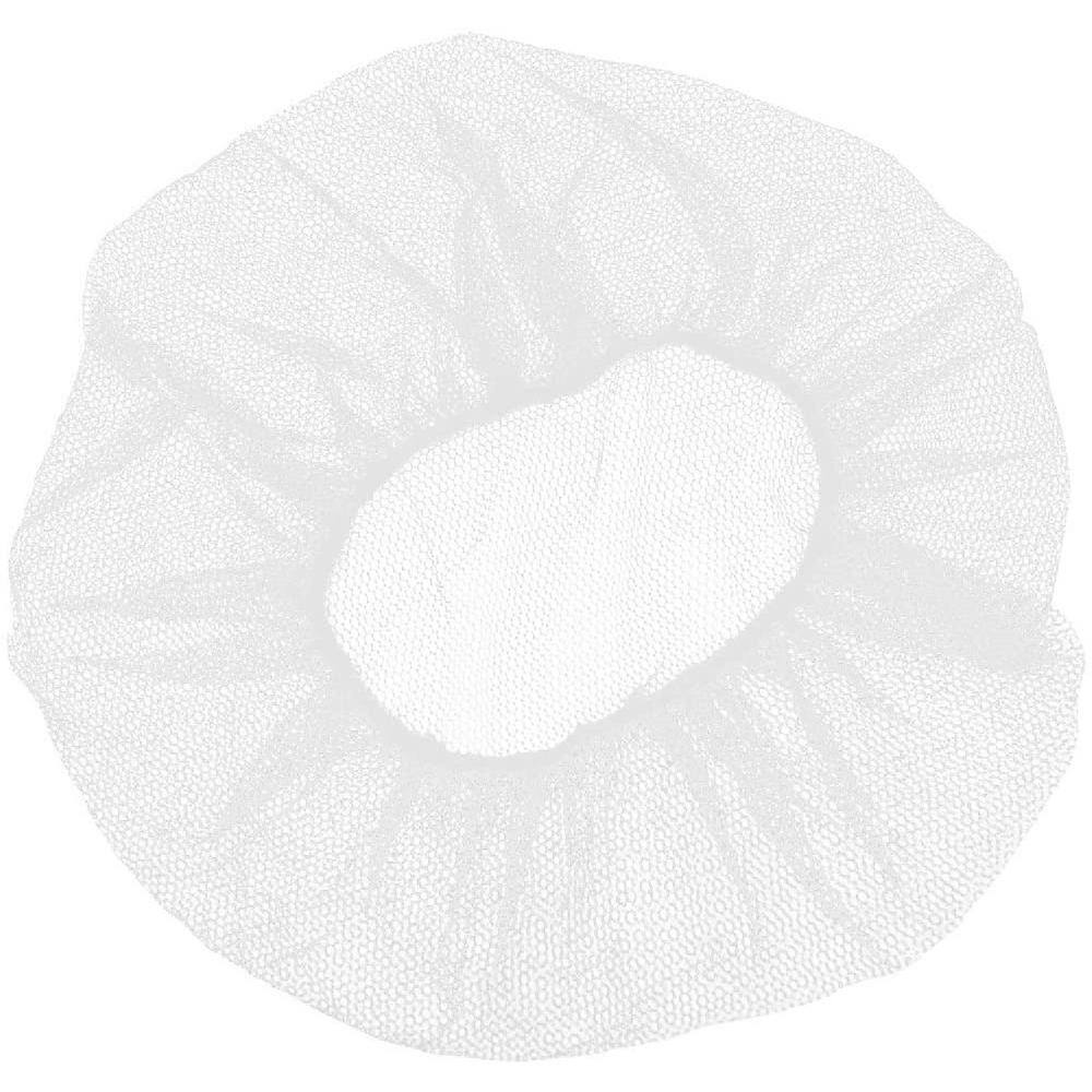 KLEEN CHEF Alpha-Net Disposable Nylon Honeycomb 24 in. White Hair Nets (500-Count) BLKC-ES-24DH-12W-A-5