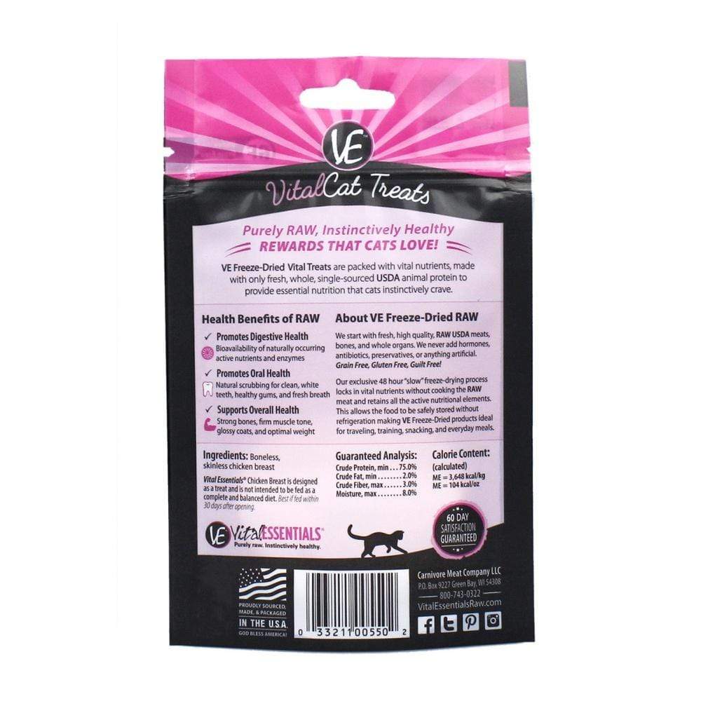 Vital Essentials Vital Cat Freeze Dried Grain Free Chicken Breast Cat