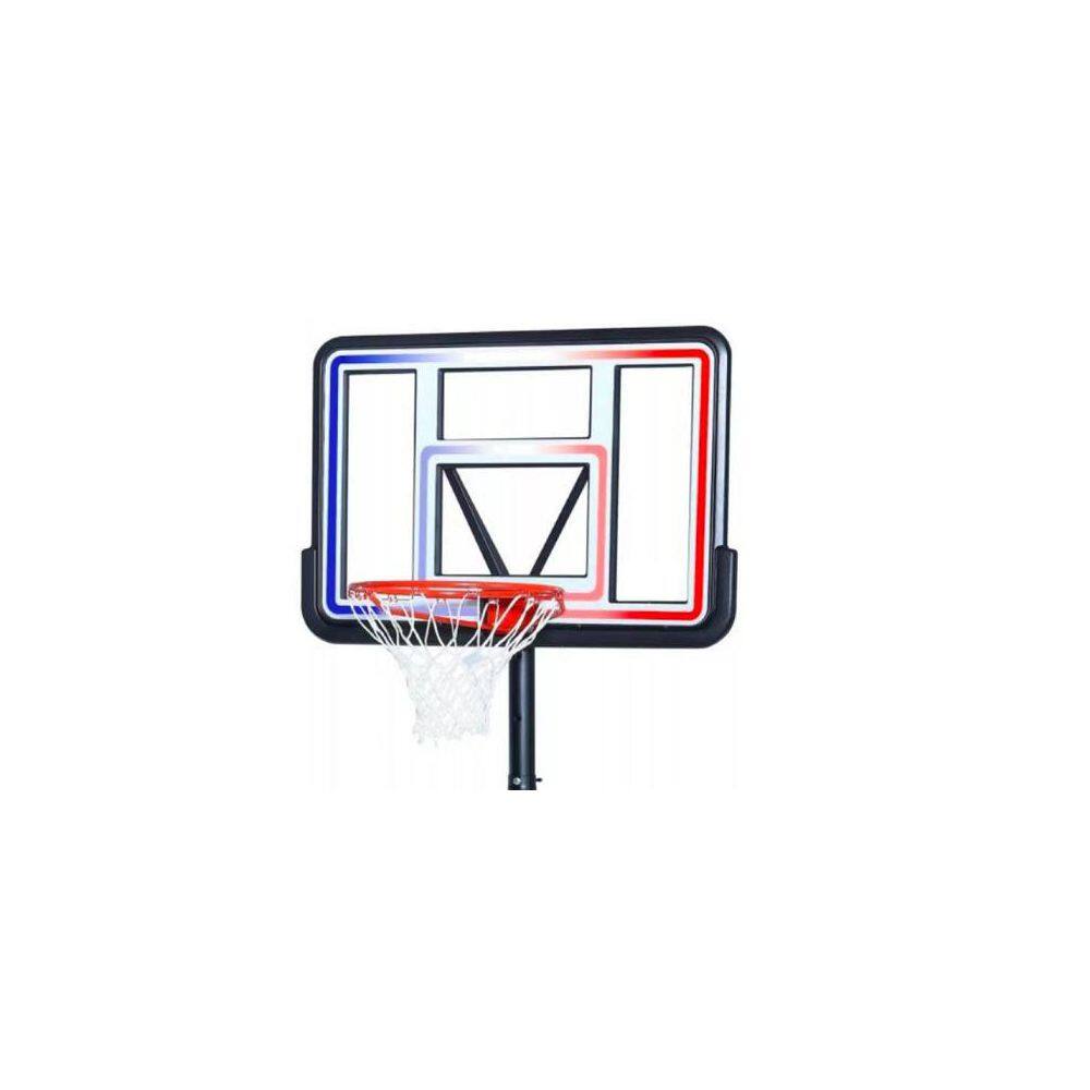 TIRAMISUBEST Portable Basketball Hoop Basketball System with 8 ft. x 10 ft. Height Adjustment and LED Light W540XY57637