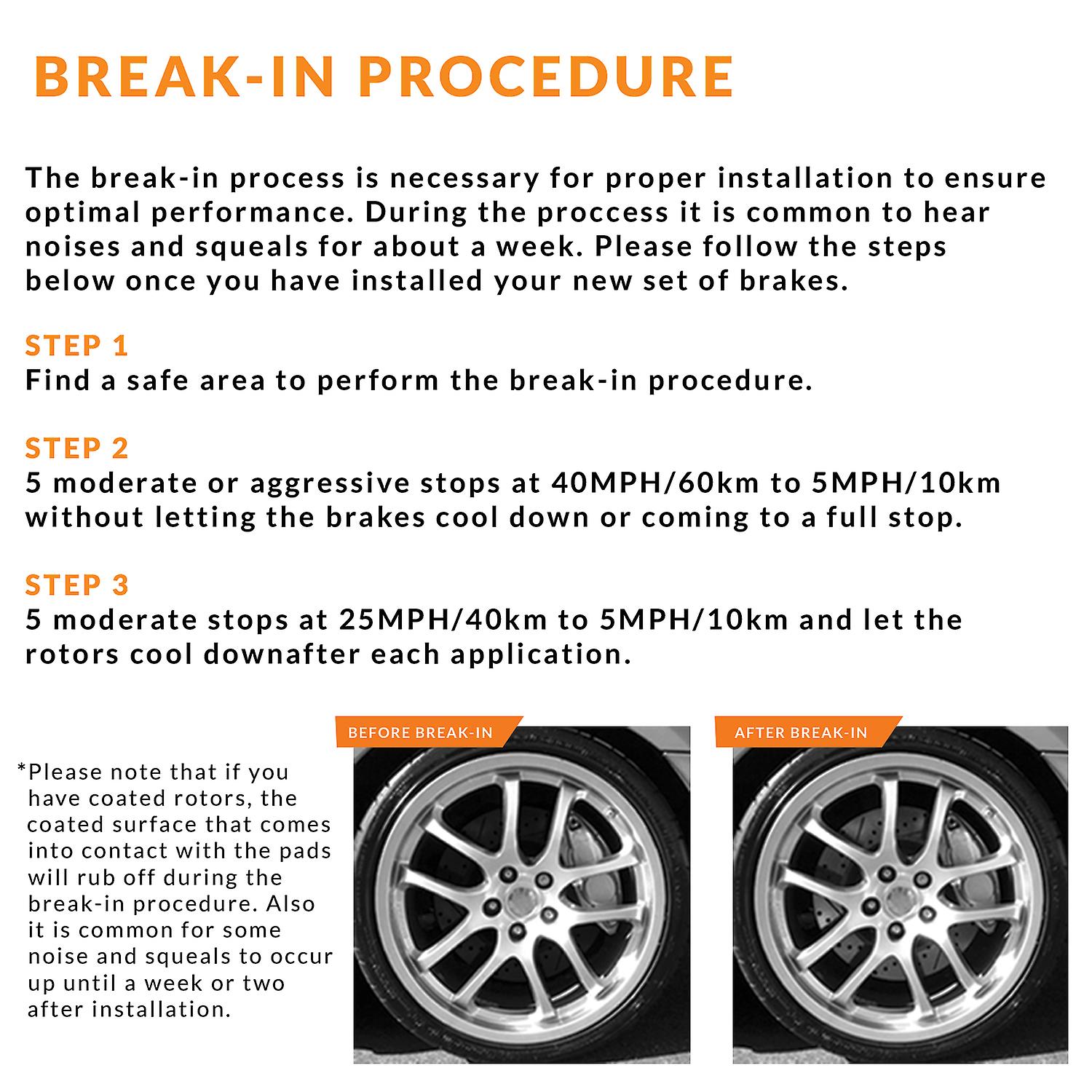 [F] Rotors w/M1 Ceramic Pads OE Brake Kit