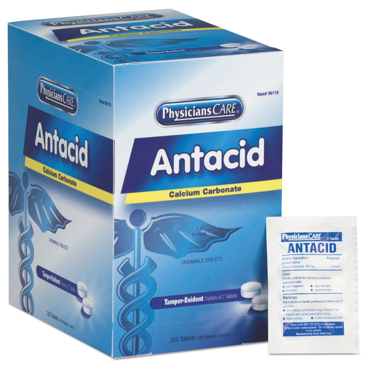 Over the Counter Antacid Medications for First Aid Cabinet by First Aid Onlyandtrade; FAO90110