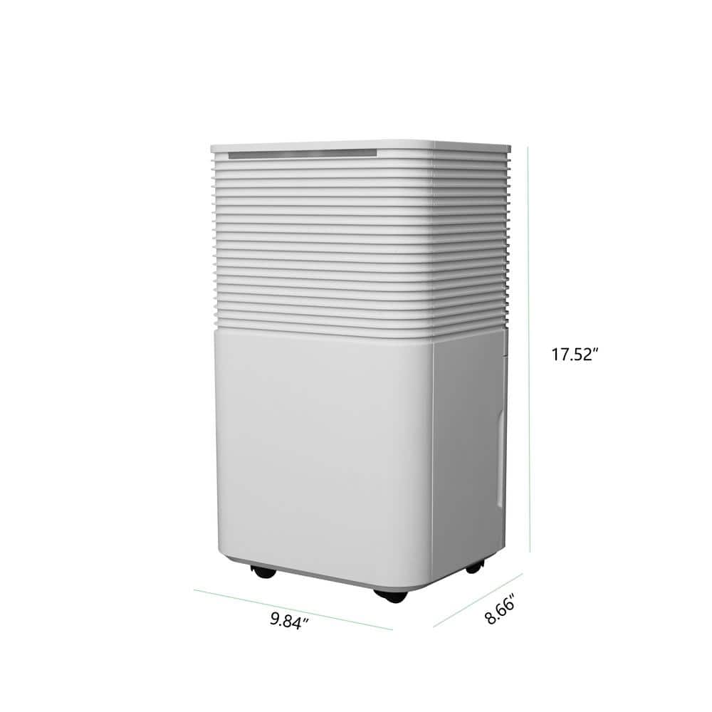 Edendirect 25Pint Dehumidifier 2000 sqft for Basements Home and Large Room with Auto or Manual Drainage 3 Operation Modes