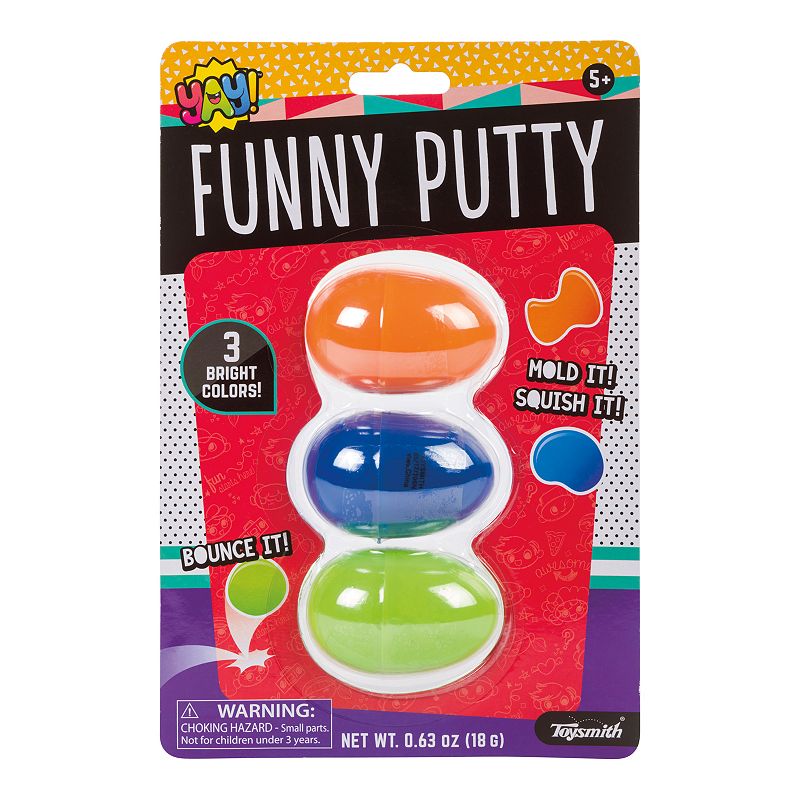 YAY! Funny Putty 3-Pack