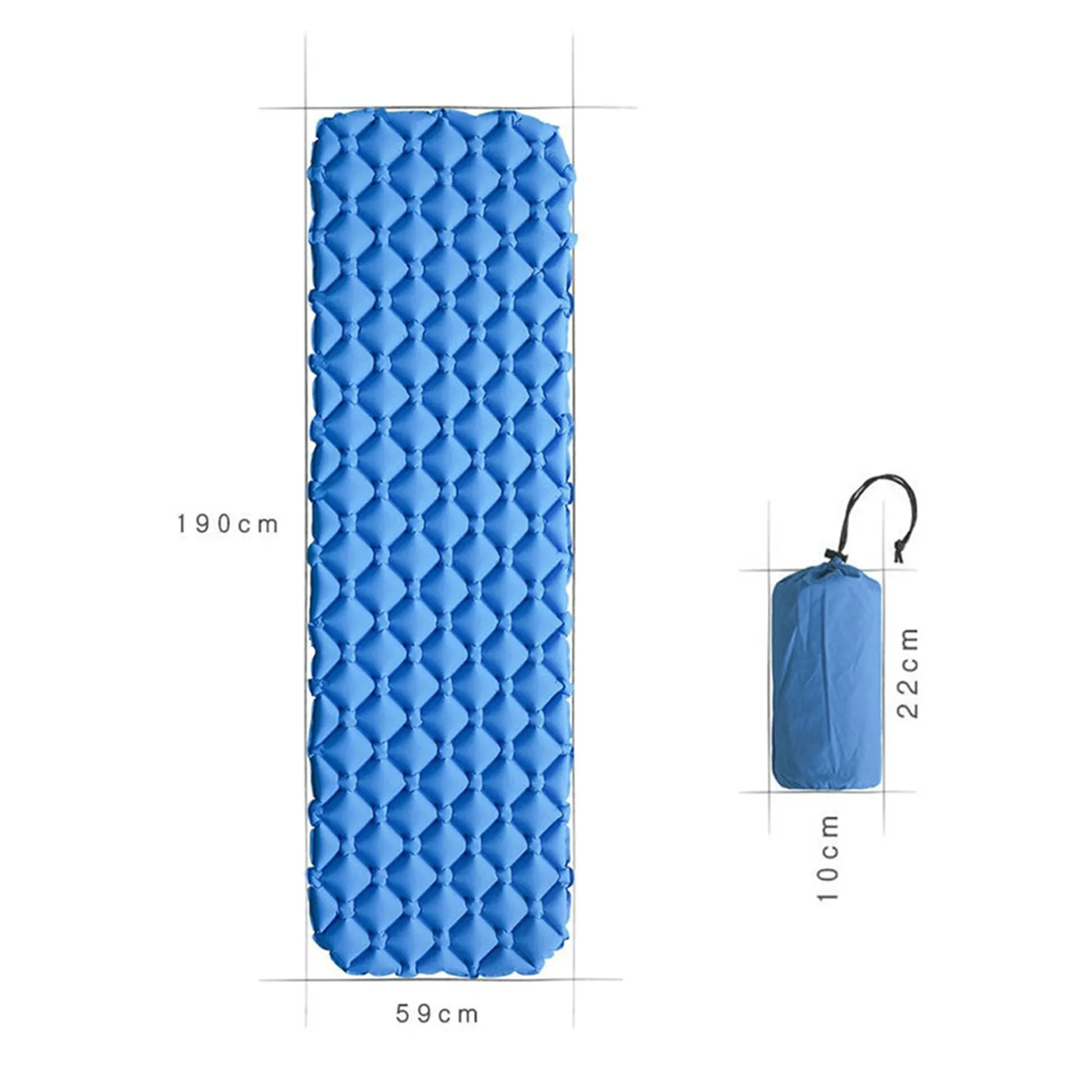 Ultra light outdoor sleeping mat inflatable and moisture proof compact camping hiking tent camping mat.