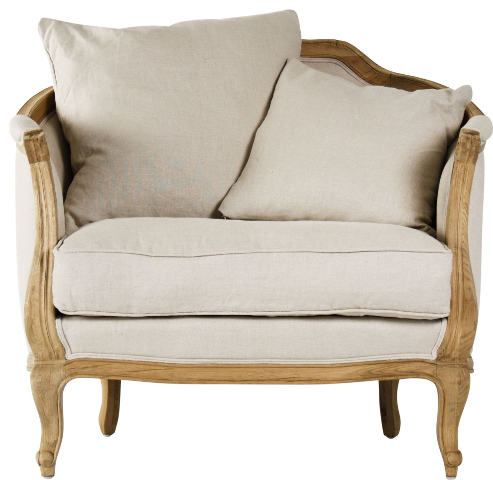 Maison Love Chair   Farmhouse   Armchairs And Accent Chairs   by HedgeApple  Houzz