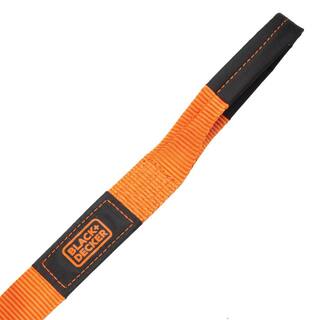 BLACK+DECKER 2 in. x 20 ft. Recovery Strap Rope wLoop Ends - 9000 LB. Break Strength BD1001