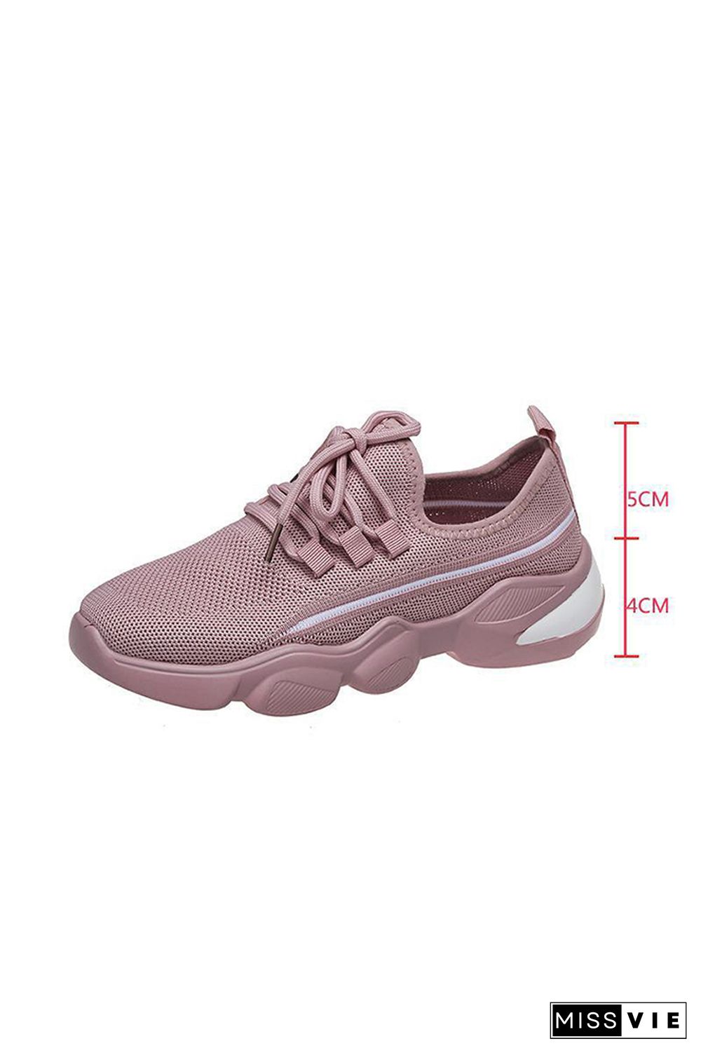 Seamless Lacing Slip On Sneakers