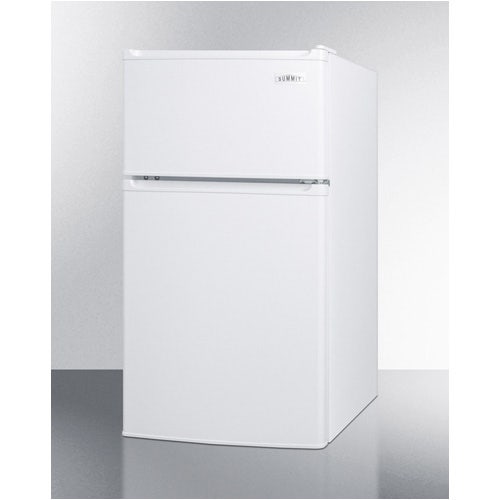 Summit Appliance CP351WLLADA Compact Two-Door Refrigerator-Freezer For ADA Height Counters