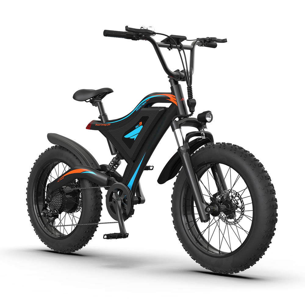 20 Inch Wheel Offroad Dual Suspension 500W Power Motor 48V Fat Tire E Cycle Ebike