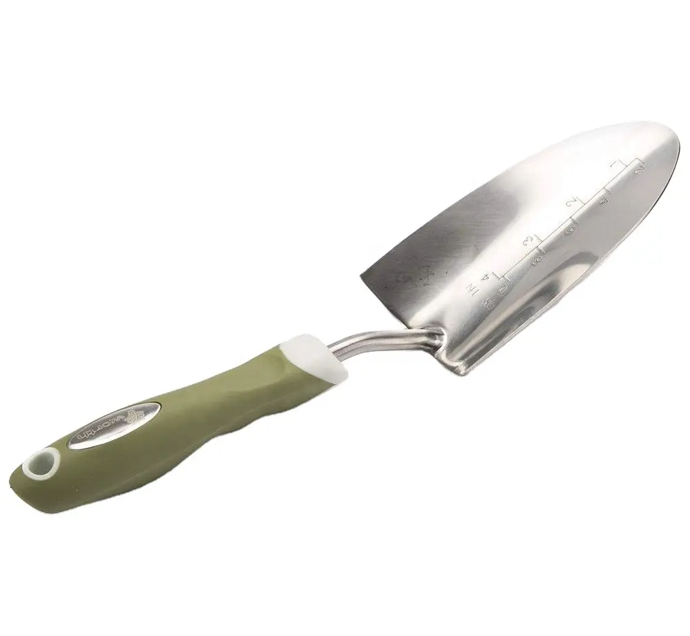 PP/TPR Ergonomic Handle Stainless Steel Tools Garden Hand Trowel tools