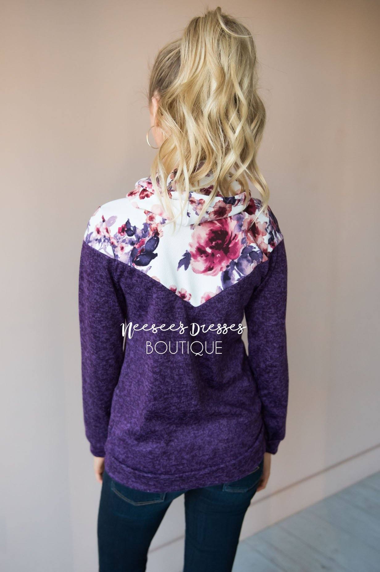 Humble and Honest Floral Hoodie