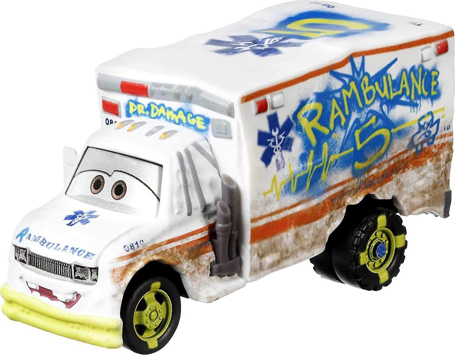 Disney Pixar Cars Deluxe Oversized Dr. Damage Metal Cars 1:55 p.m.