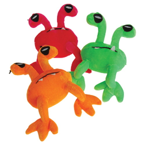 U.S. Toy SB621 Plush Telescopic Eye Aliens / 3 PC