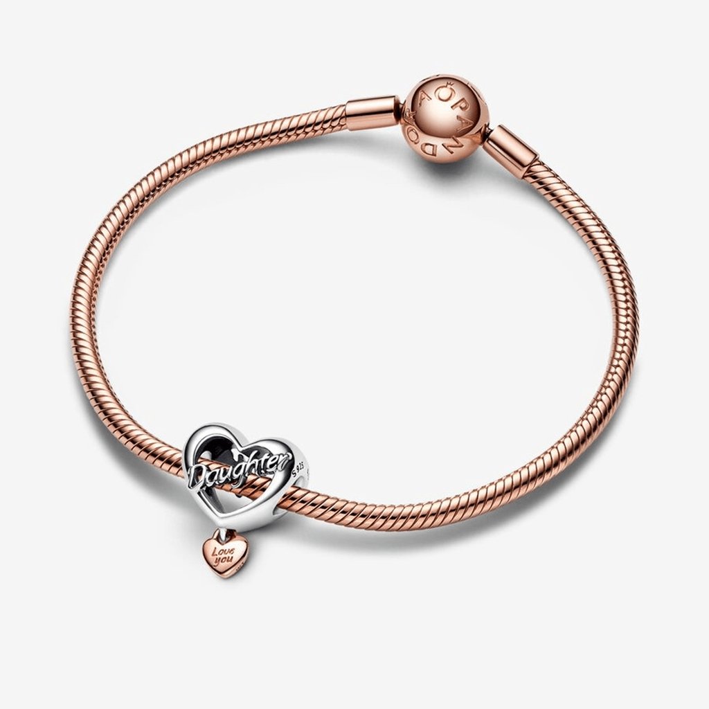 PANDORA  Love You Daughter Heart Charm