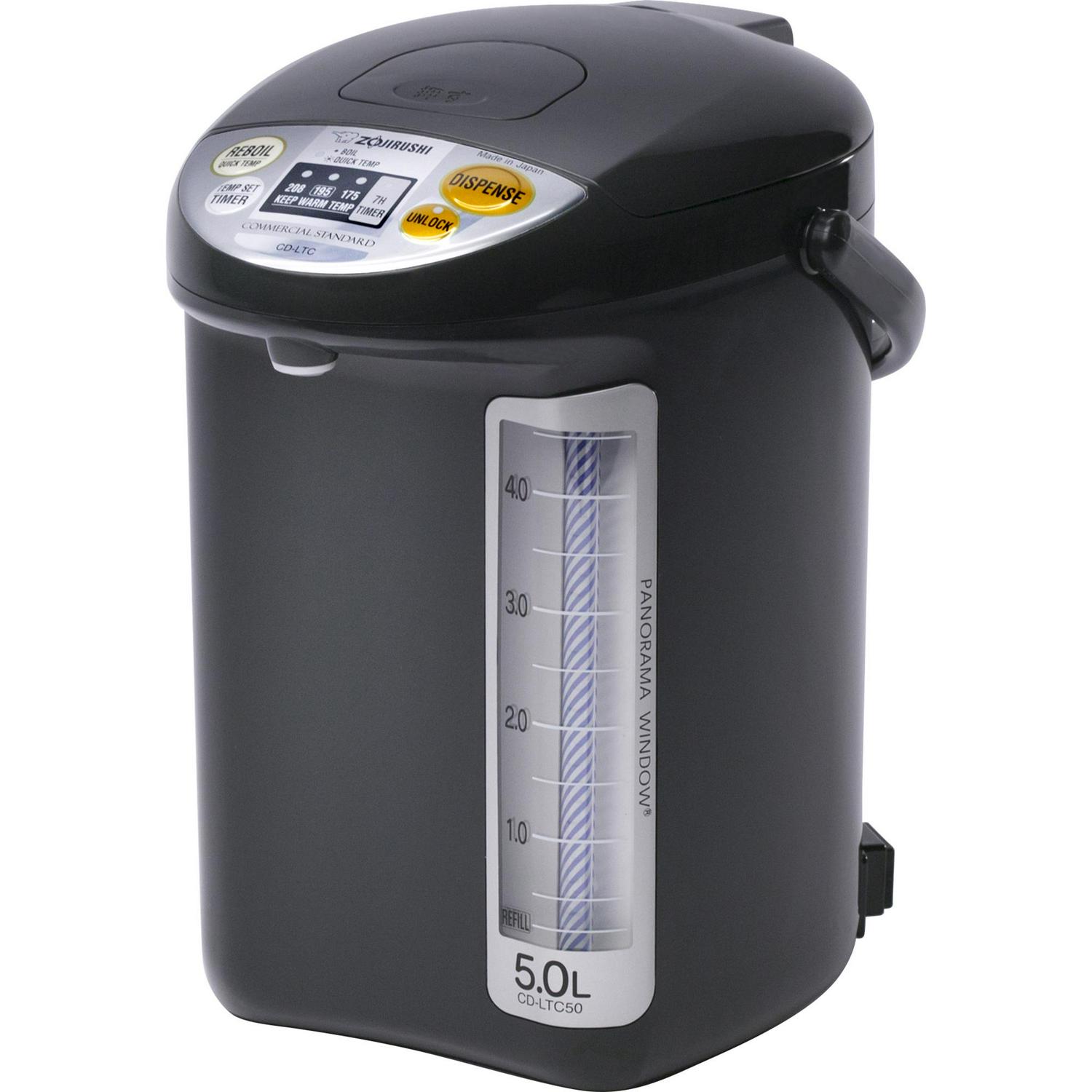 Zojirushi CD-LTC50BA Commerical 169oz Water Boiler and Warmer， Black， Made in Japan