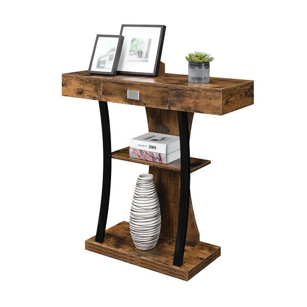 Copper Grove Helena 1 Drawer Console Table with Shelves