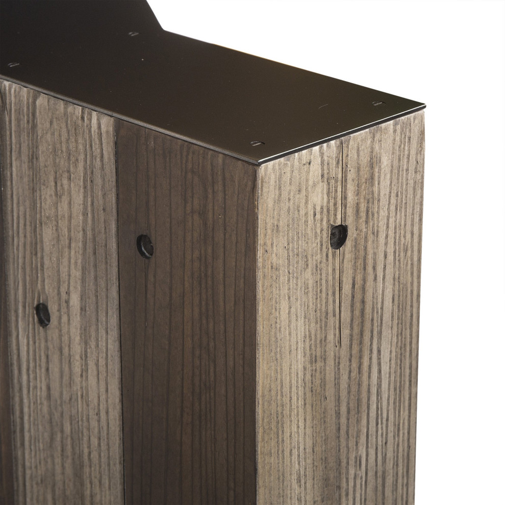 Y Letter Side Table   Industrial   Side Tables And End Tables   by Peachtree Fine Furniture  Houzz