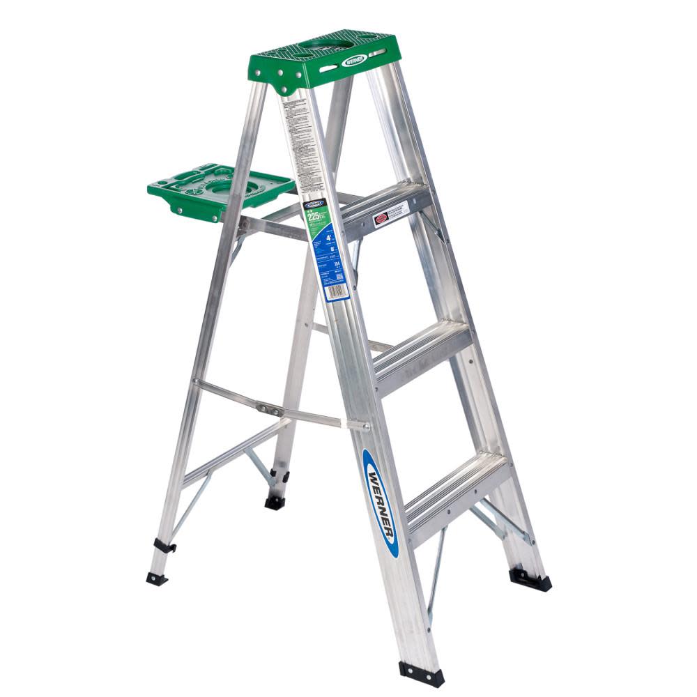 4 Ft Aluminum Type II Step Ladder ;