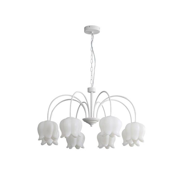 Curved Arm Bell Chandelier