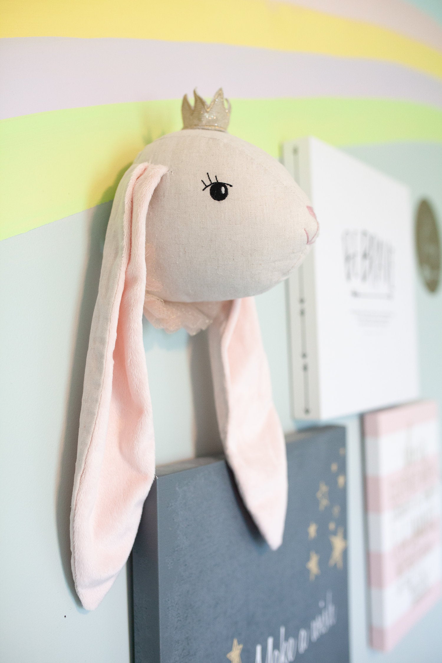 Princess Bunny Decorative Wall Mount