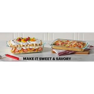 Pyrex Deep 9 in. x 13 in. 2-in-1 Glass Baking Dish with Glass Lid 1147782