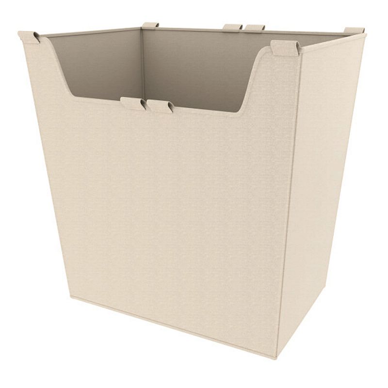 Rev-A-Shelf Sidelines 17.5 Canvas Cloth Closet Basket Liner Tan CBLSL-181417-T1