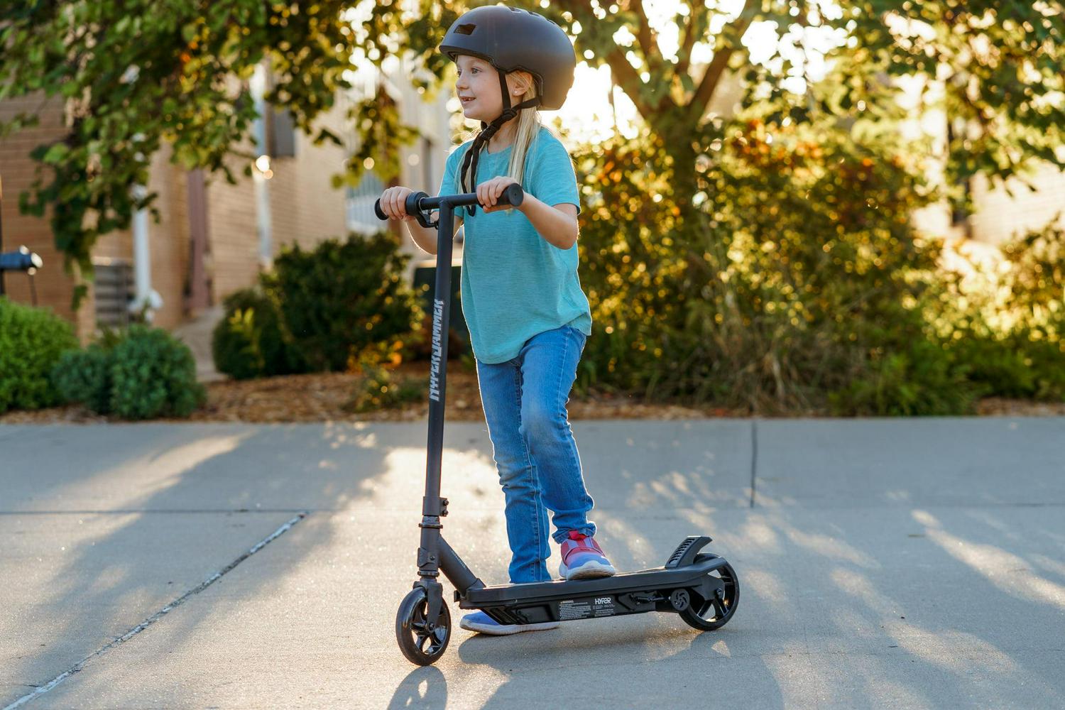 Hyper Toys 12 Volt Jammer Kids Electric Scooter Ride On 10 MPH Max Speed for Ages 8+  Crowdfused