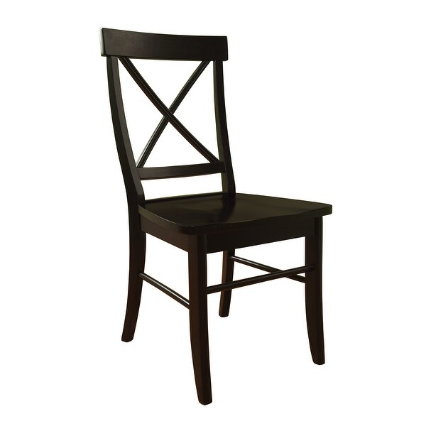 Simple Living Easton Crossback Rubber Wood Chair