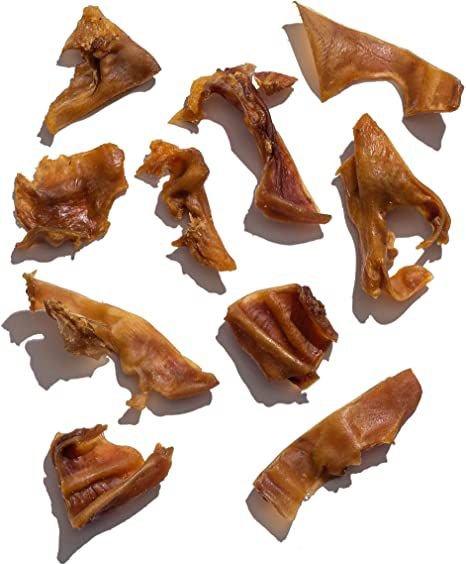 Jack and Pup Pig Ear Slices Dog Treats， 8-oz bag