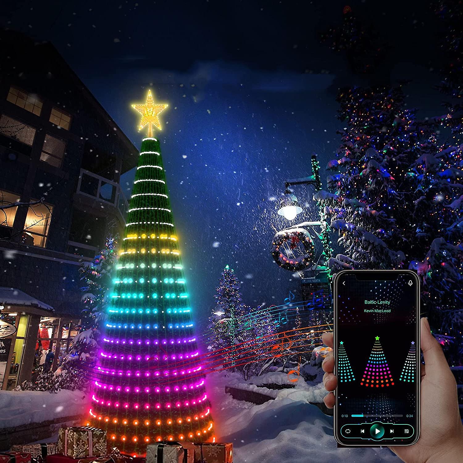 Diy Smart Christmas Tree Lights App Remote Control String Lights For Bedroom Window Christmas Navidad Wedding Party Decoration