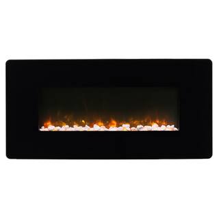 Dimplex Winslow 35 in. Wall-MountTabletop Linear Electric Fireplace in Black SWM3520