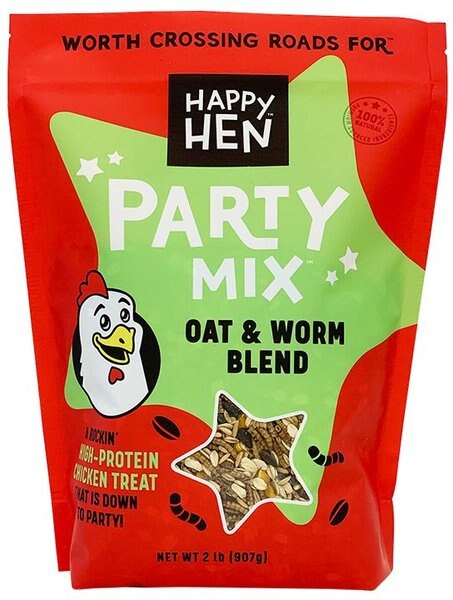 Happy Hen Treats Oat and Mealworm Party Mix Poultry Treats