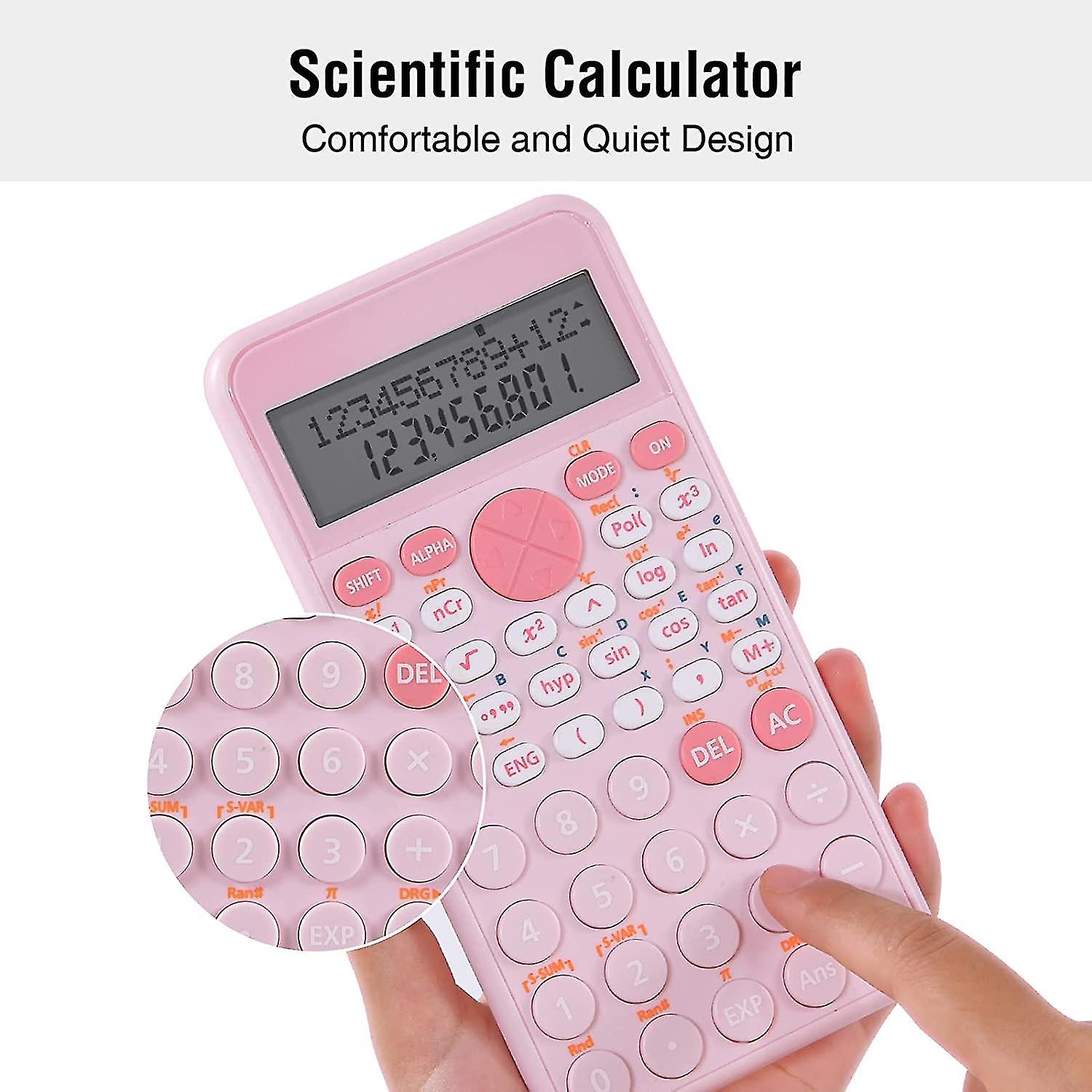 Miman 2-line Standard Scientific Calculator， Portable School Office Supplies