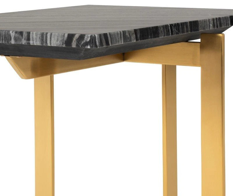 Avianna Black Wood Side Table   Contemporary   Side Tables And End Tables   by Virgil Stanis Design  Houzz