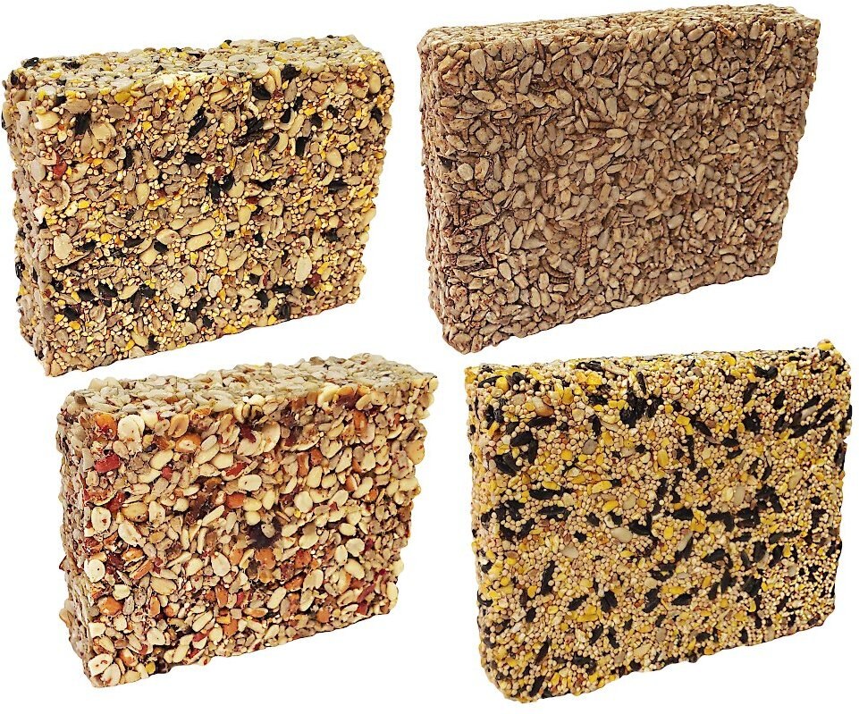 Songbird Treats Wild Bird Seed Bar Bird Treats， 4 count