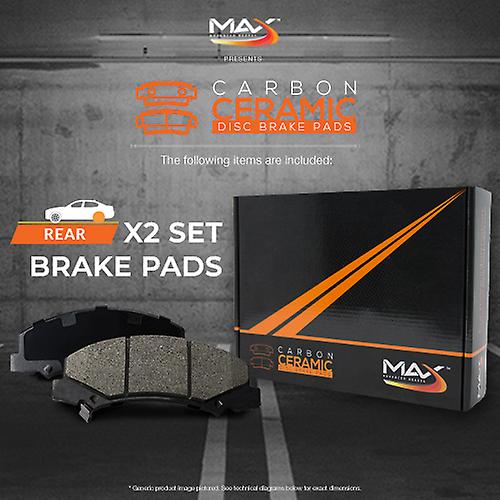 [Rear] Max Performance Ceramic Brake Pads (2004 2005 2006 Epica Verona)