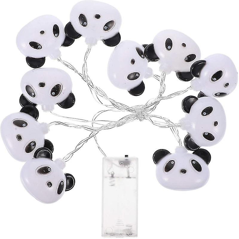 1 Set Creative Panda Shape String Lights Decorative String Lamps Led Lamps