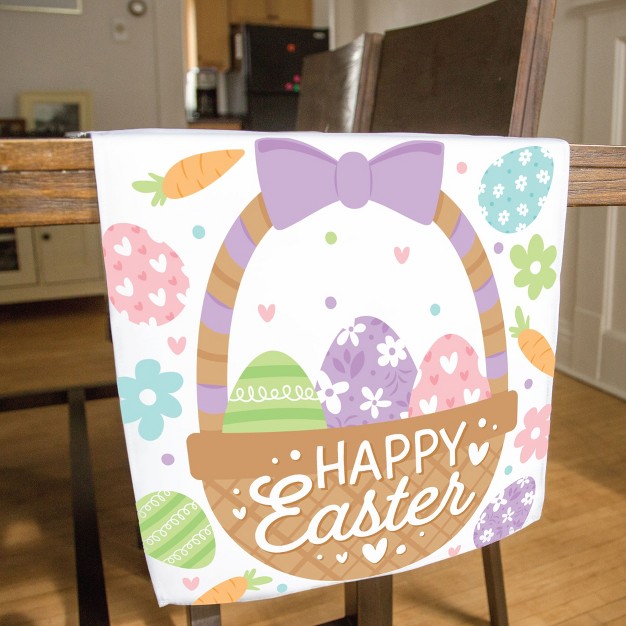 Big Dot Of Happiness Spring Easter Bunny Happy Easter Party Dining Tabletop Decor Cloth Table Runner 13 X 70 Inches