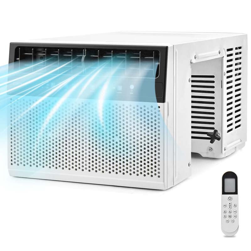 8000 BTU Window Air Conditioner Full Window View AC Unit with Remote, LED Control Panel, Up to 400 Sq.Ft.