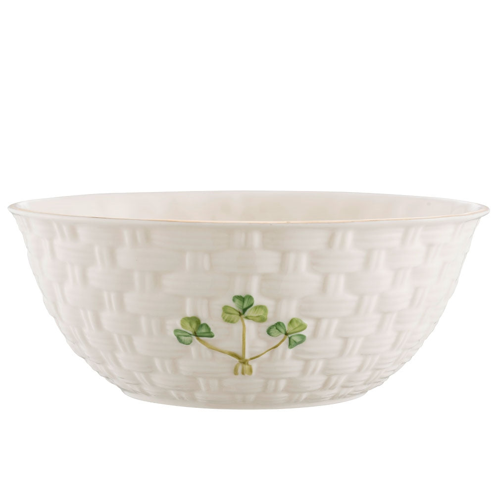 Belleek Classic 1880 - Gold Shamrock 6 Bowl