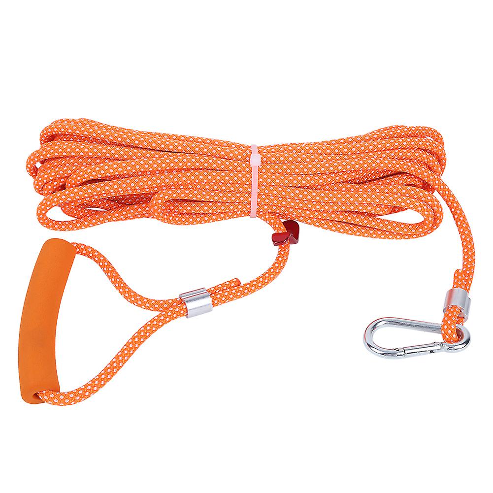 32.8ft Punchfree Rope Windproof Nonslip Clothes Quilt Hanging Drying Lanyard Cord For Tent Camping(10m Orange)